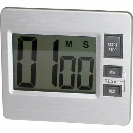 TATCO PRODUCTS TIMER, DIGITAL, SLVR/BLK TCO52410